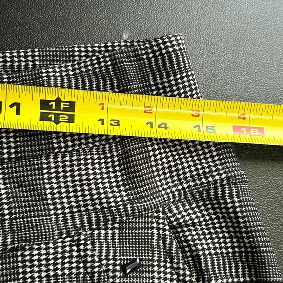 Women's XL‎ Houndstooth Stretch Leggings Fleece Lined Pull On Preppy Acadamia - Picture 9 of 14